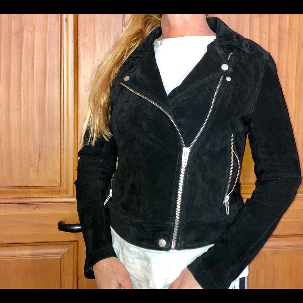 Blank NYC Black Suede Jacket